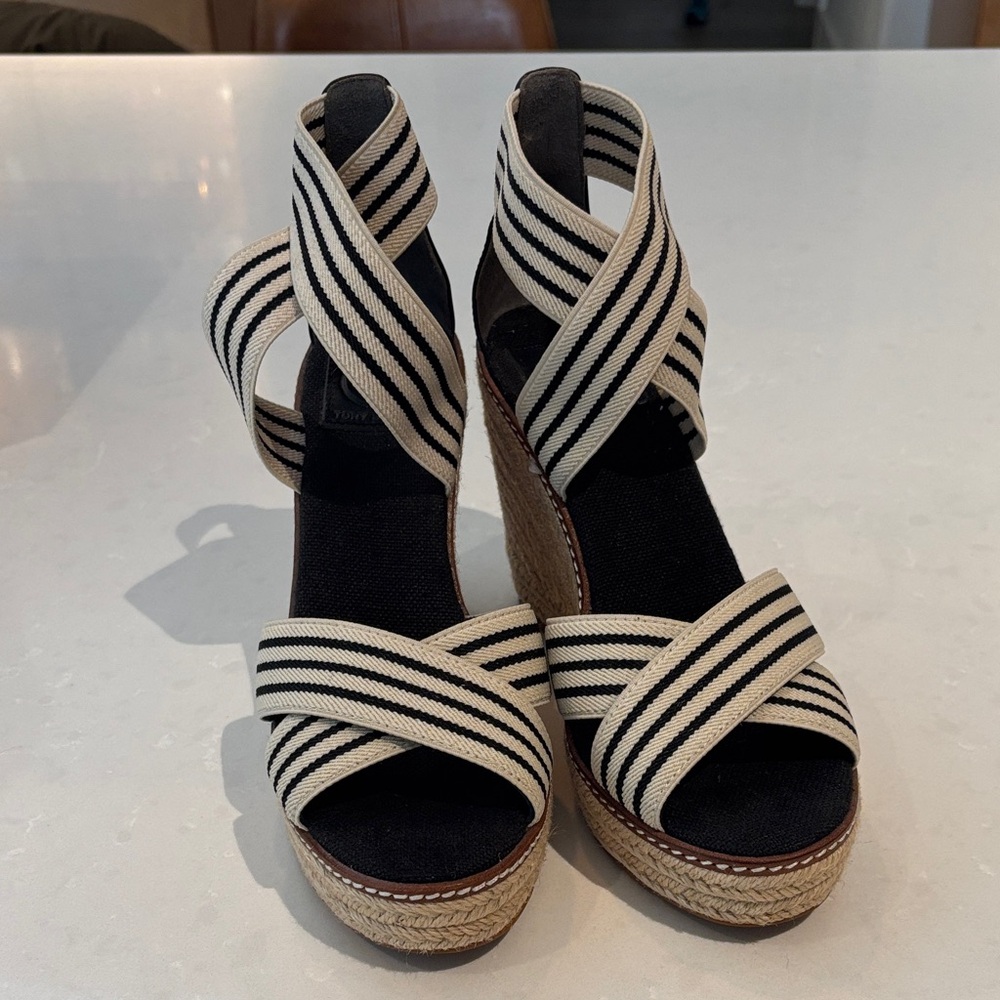 Tory Burch Wedge Sandal 7.5
